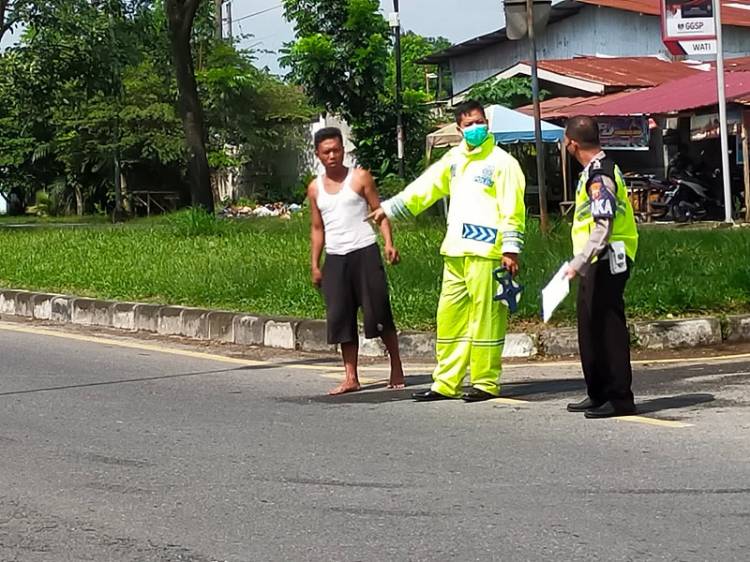 Tabrakan Antar Pengendara Motor di Pasar III Tanjung Morawa, IRT Jadi Korban Lakalantas