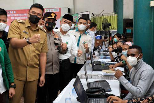 Bobby Nasution Sebut Capaian Target Vaksinasi di Kota Medan Sudah di Atas 35 Persen