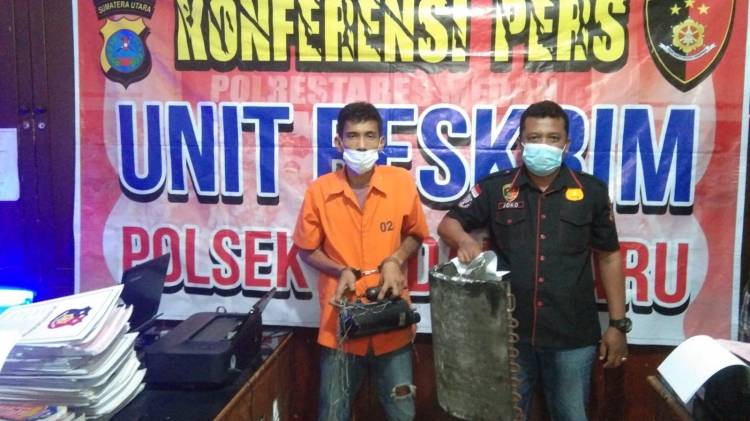 Ketangkap Basah, Maling Diserahkan ke Polisi