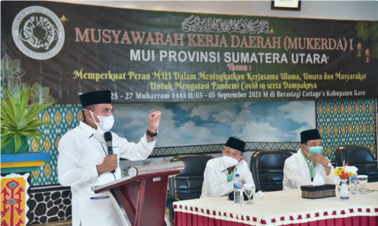 Mukerda I MUI Sumut, Gubernur Berharap Hasilkan Program Demi Kemaslahatan Umat