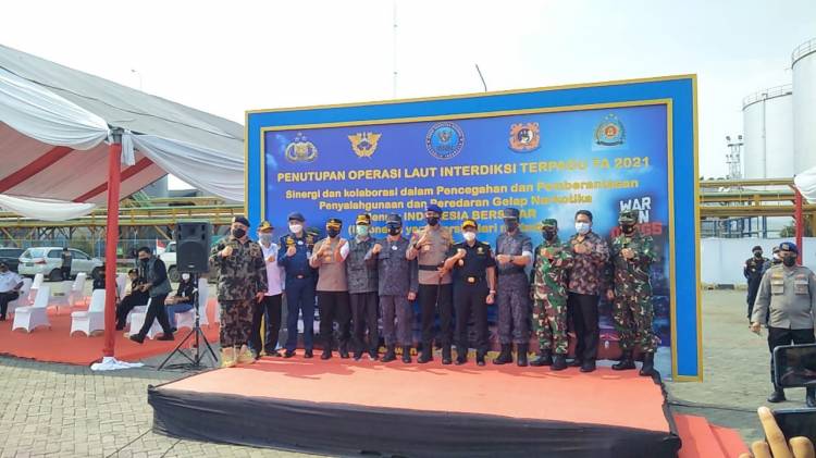 BNN Tutup Operasi Interdiksi Terpadu di Belawan, Cegah 122 Kg Narkoba Masuk ke Indonesia 