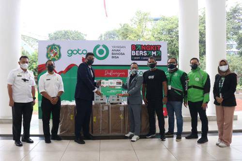Goto Beri Bantuan 15 Unit Oksigen Konsentrator kepada Pemko Medan