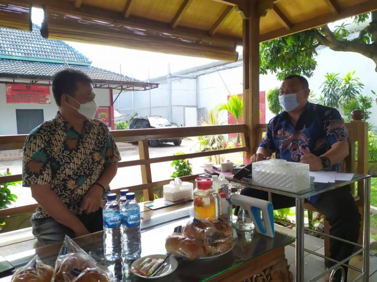 Kanit Intel Polsek Medan Helvetia Sambangi Rutan Kelas 1 Medan