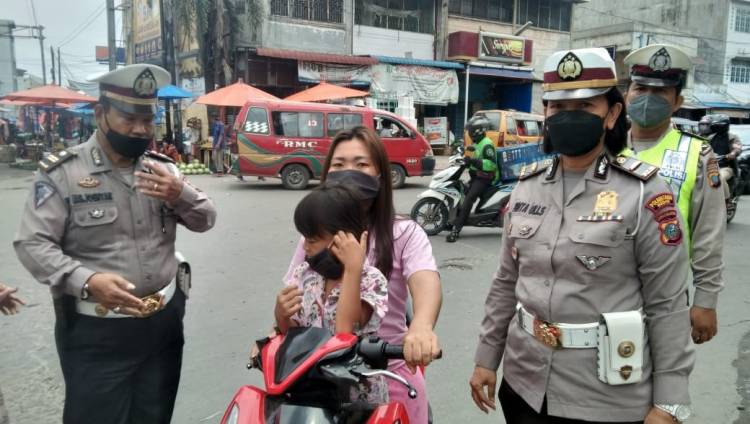  Operasi Patuh Toba 2021, Iptu M Simanjuntak : Ajak Warga Terapkan Prokes dan Tilang Alternatif Terakhir  