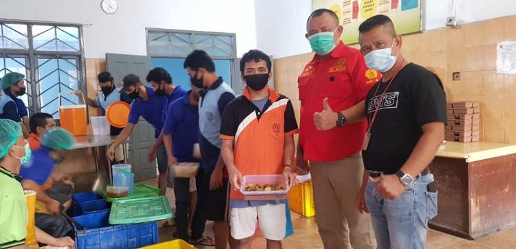 Ketua Pewarta Apresiasi Kinerja Kepala Rutan Kelas I Medan Theo Adrianus Purba