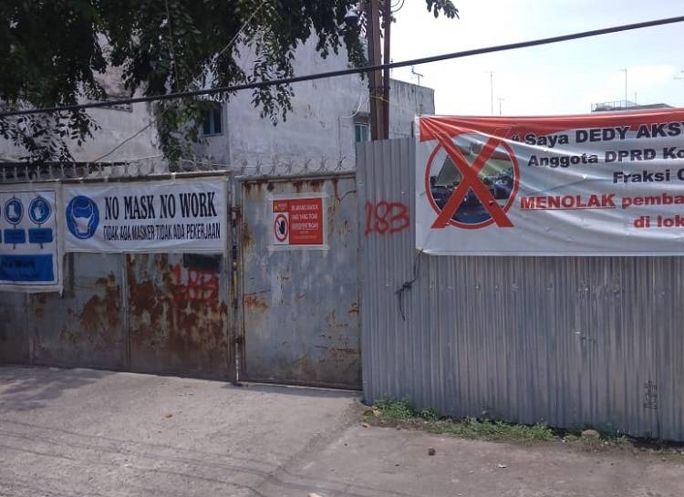 Warga Lingkungan 6 Kelurahan Pandau Hulu II Mengaku Bakal Demo, Tolak Pembangunan SPBU Shell di Jalan Wahidin Medan