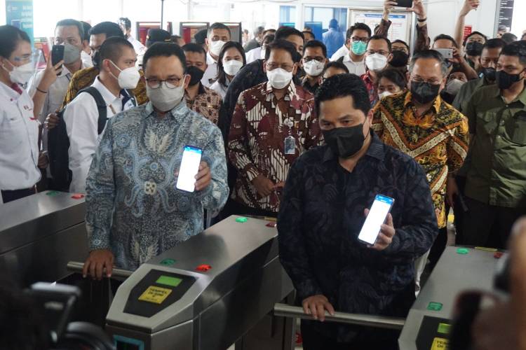 Anies Wujudkan Arahan Jokowi Integrasikan Transportasi Publik Jabodetabek