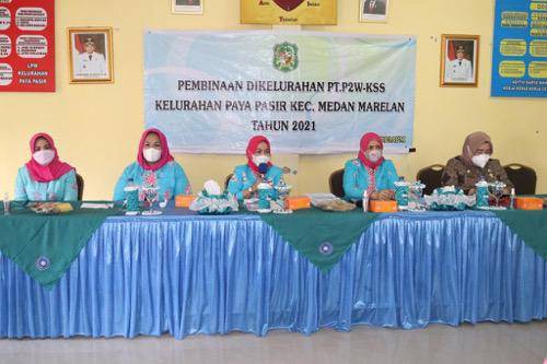 TP PKK Medan Gelar Pembinaan Kelurahan Program Terpadu P2W-KSS di Paya Pasir Marelan