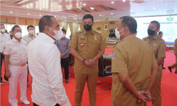 Gubernur Gelar Rapat Bersama Kepala Daerah, Rencanakan Pembangunan Ibu Kota Sumut