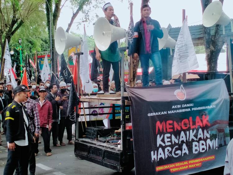 Unjuk Rasa Tolak BBM di DPRD Sumut Juga Berjalan Aman dan Tertib 