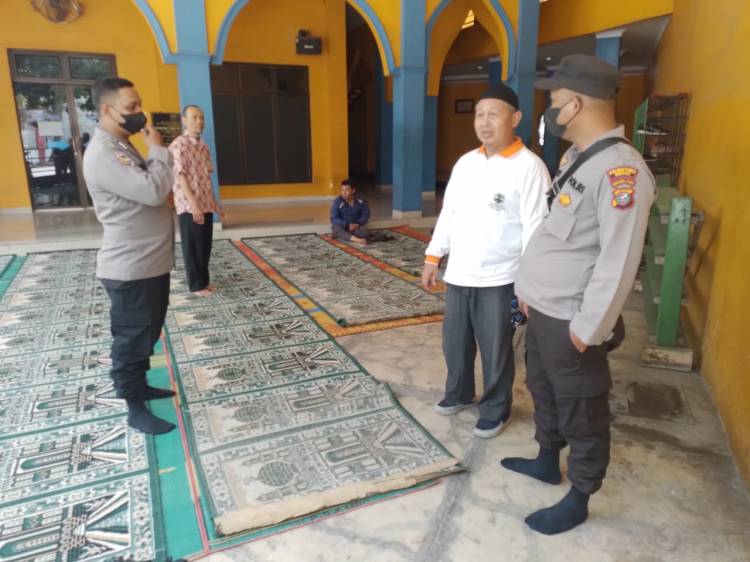Sat Binmas Tekankan Kepada Pengurus Masjid di Jalan Timor Medan Rawat Kamtibmas
