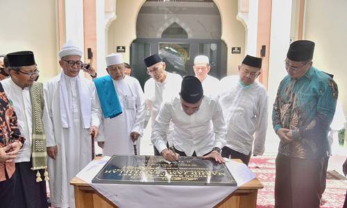 Resmikan Masjid Jami Sabilillah, Edy Rahmayadi Berharap Bisa Memakmurkan Masyarakat Sekitarnya