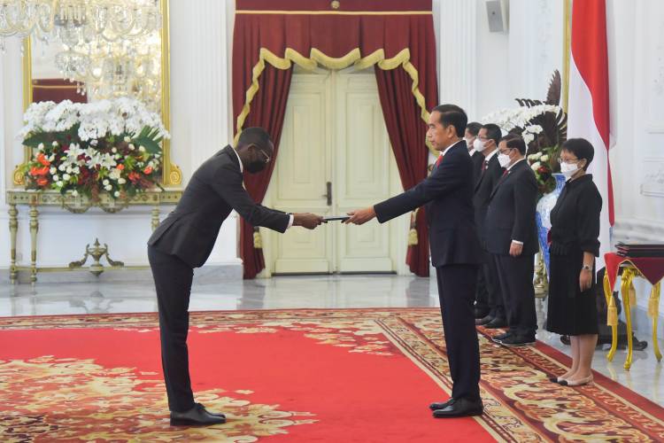  Presiden Jokowi Terima Penugasan Delapan Duta Besar Negara Sahabat