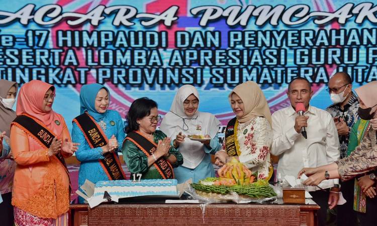 HUT ke-17 HIMPAUDI, Edy Rahmayadi Harapkan Guru PAUD Jadi Teladan