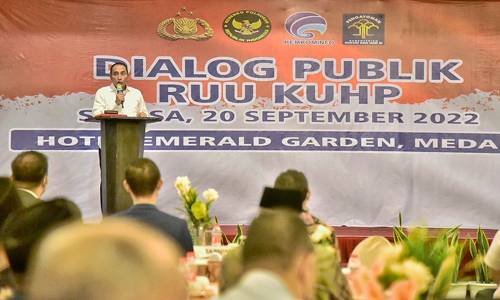  Buka Dialog Publik RUU KUHP, Edy Rahmayadi Sepakat KUHP Diperbarui