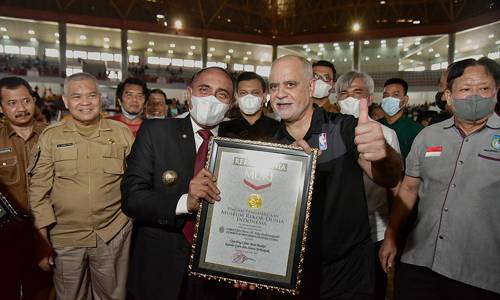 5.500 Peserta Pelatihan Junior NBA Raih Rekor MURI, Edy Rahmayadi Optimis Sumut akan Miliki Atlet Basket Handal