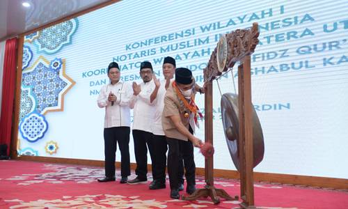 Gubernur Sumut Notaris Muslim Indonesia Terus Berkiprah untuk Kemaslahatan Umat