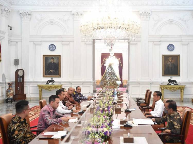 Bertemu BPP Hipmi, Presiden Jokowi Terima Laporan Persiapan Munas XVII Hipmi