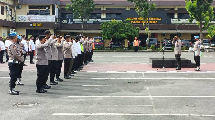 Polrestabes Medan Tekankan kepada Anggota Jaga Kebersamaan dan Nama Baik Polri di Masyarakat