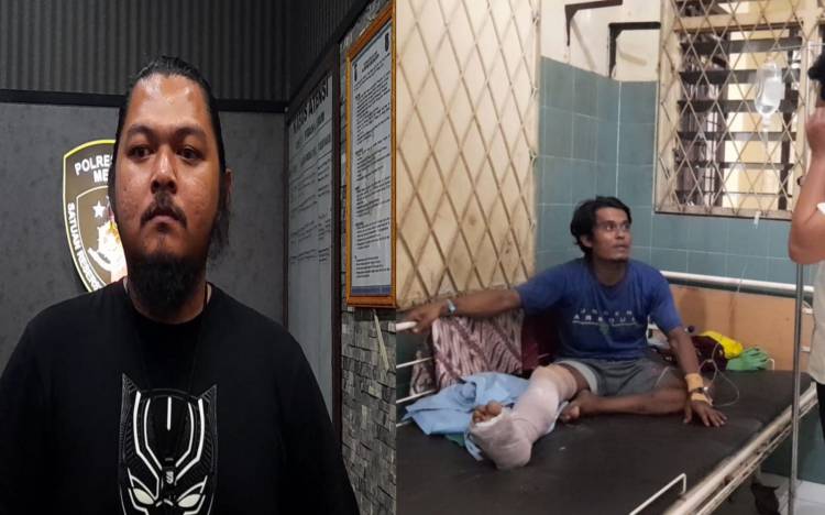  Dua Tahun Buron, Pelaku Pembunuhan Ditembak Satreskrim Polrestabes Medan di Padang Lawas