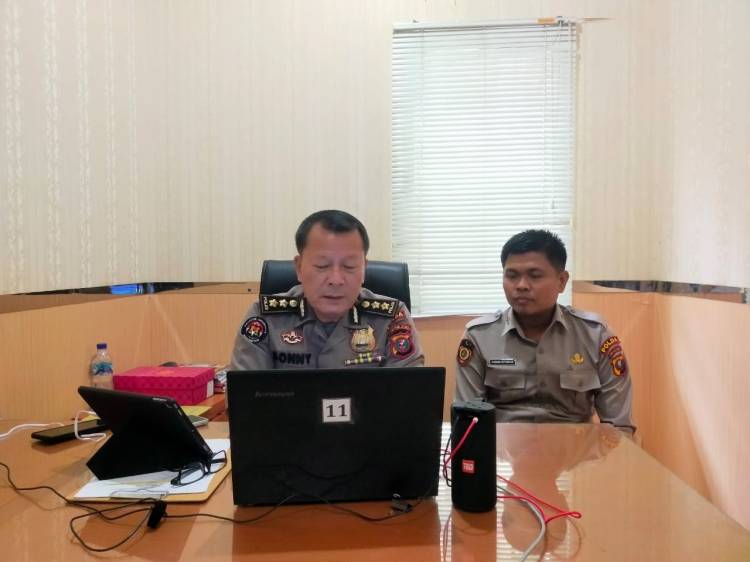 Kasubbid Penmas Berikan Materi Program Polri Belajar kepada Kasi Humas Jajaran Polda Sumut