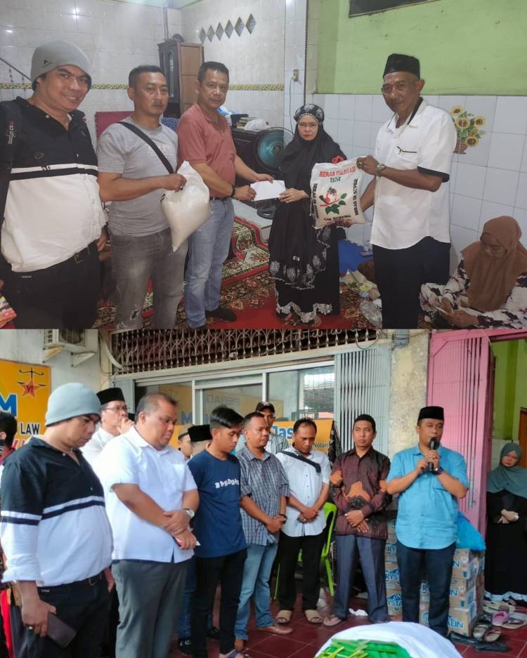  Pengacara Yudi Irsandi Meninggal, Ketua Pewarta Datang Melayat dan Beri Santunan Duka