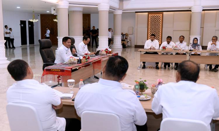 Plt Bupati Langkat Ikuti Rakor Perdana dengan Pj Gebernur Sumut  