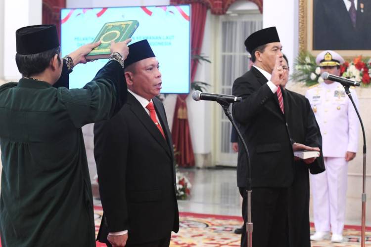 Presiden Jokowi Lantik Sahat Panggabean Jadi Kepala Badan Karantina Indonesia