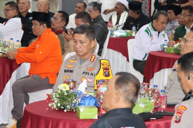  Kapolrestabes Medan Hadiri Deklarasi Pemilu Damai Tahun 2024
