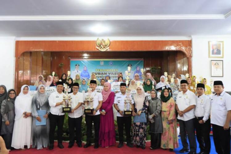 Binjai Utara Juara Umum Perlombaan Surat Yasin, Tahtim, Marhaban dan Nasyid