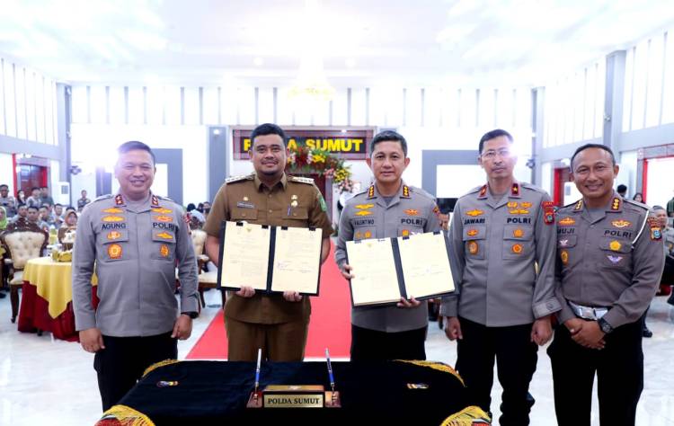 Kapolrestabes Medan Ikuti Launching Smart City di Polda Sumut