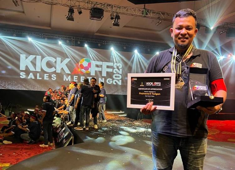 Raih Head of Sales Nasional Terbaik 2022, Inilah Pramana K Tarigan Si Anak Medan