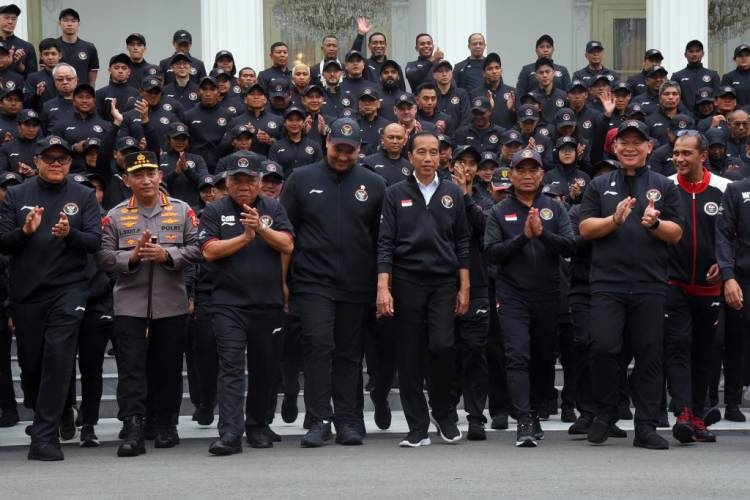 Presiden Jokowi Lepas Kontingen Indonesia ke Asian Games Hangzhou