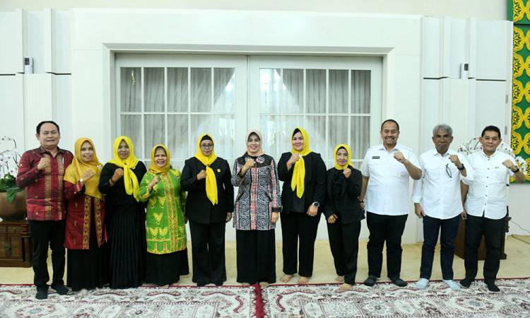 Pj Ketua PKK Sumut Dukung Perwosi Ikuti Lomba Senam Kreasi Piala Ibu Negara