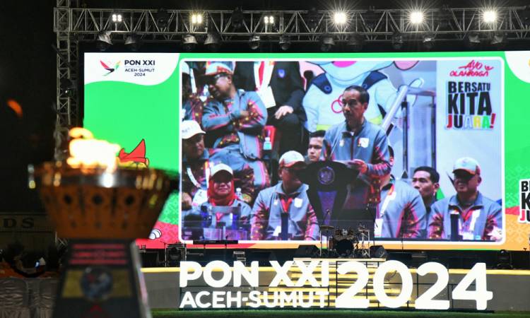 Ribuan Masyarakat Saksikan Momen Bersejarah Pembukaan PON XXI di Sumut
