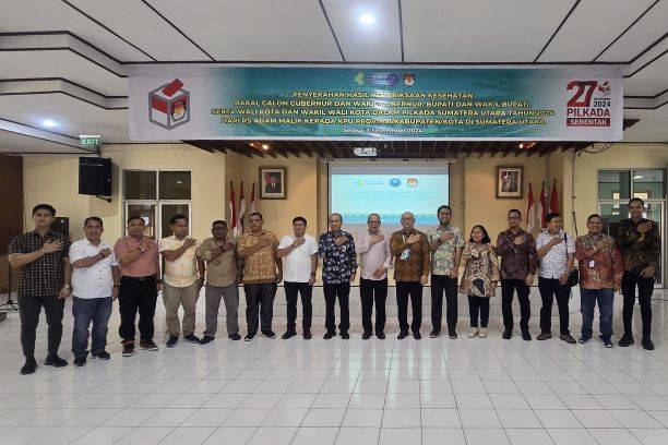 RS Adam Malik Selesaikan Pemeriksaan Kesehatan 55 Paslon Kepala Daerah pada Pilkada Sumut 2024