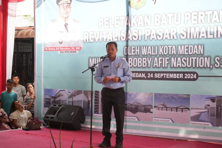 Walikota Medan Puji Kebersamaan Pedagang Bangun Pasar Simalingkar