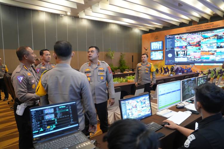 Tinjau Command Center, Kapolda Sumut: Kami Siap Amankan PON XXI