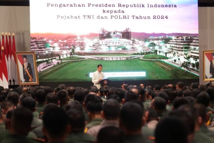 Panglima TNI Hadiri Pengarahan Presiden RI Kepada TNI-Polri di IKN