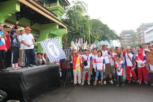 Car Free Day Disemarakkan dengan Gerak Jalan Sehat dan Senam Bersama