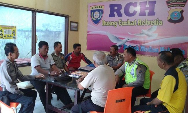Kreatif, Polsek Medan Helvetia Buat Tempat Ruang Curhat Permasalahan Keluarga
