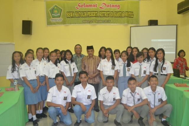 Kemenag Simalungun Adakan Retret Siswa Katolik Tingkat SMA Tahun 2016