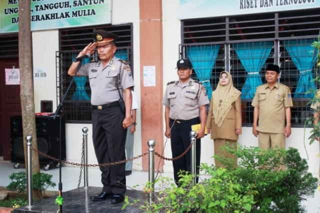 Kanit Binmas Polsek Binjai Selatan Imbau Siswa Jangan Terkena Penyakit Masyarakat