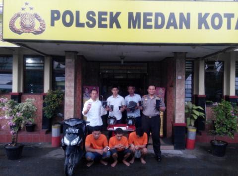 Polsek Medan Kota Ringkus Kawanan Jambret yang Beraksi Sebanyak 25 Kali di Medan
