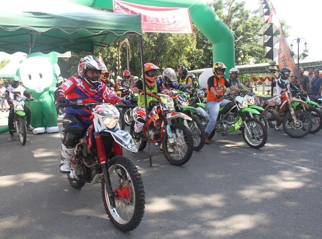 HUT Labuhanbatu, Bupati Ikuti Trabas Motor Trail Xtrim Rantauprapat