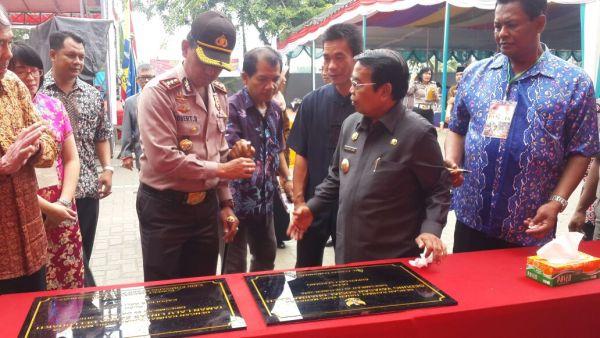Kapolres Deli Serdang Resmikan Taman Lalu Lintas