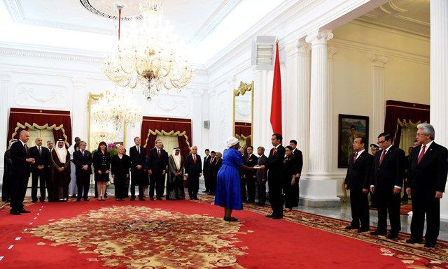 Presiden Jokowi Terima Surat Kepercayaan 18 Dubes Negara Sahabat