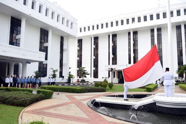 Pegawai Instansi Pemerintah di Lingkungan Istana Bulatkan Tekad Pertahankan Pancasila