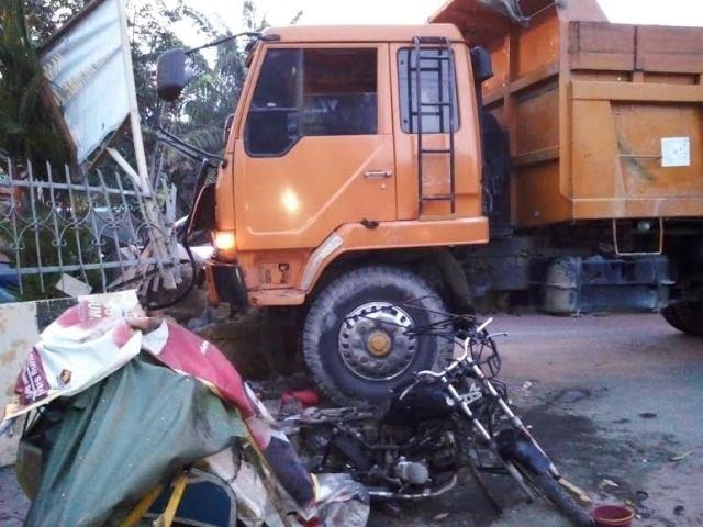 Tukang Jamu Tewas Usai Ditabrak Truk di Simpang Tugu Adipura Lubuk Pakam