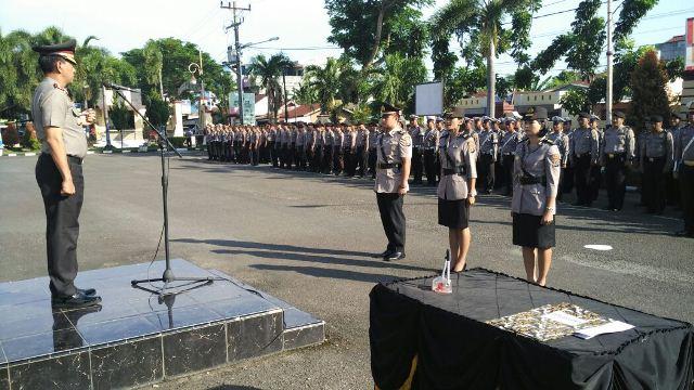 Kasat Lantas Polres Deli Serdang dan Kapolsek Beringin Sertijab